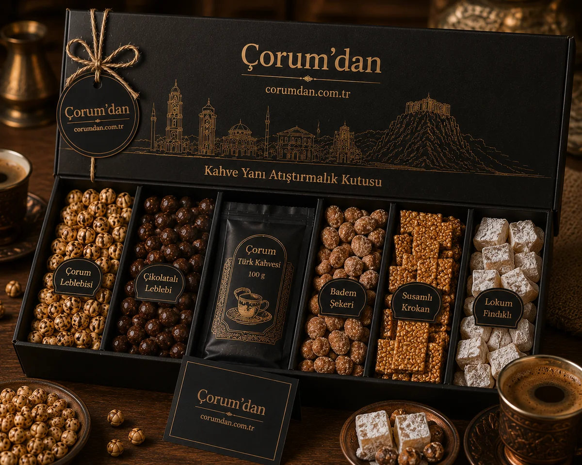 Kahve Yanı Atıştırmalık Kutusu
